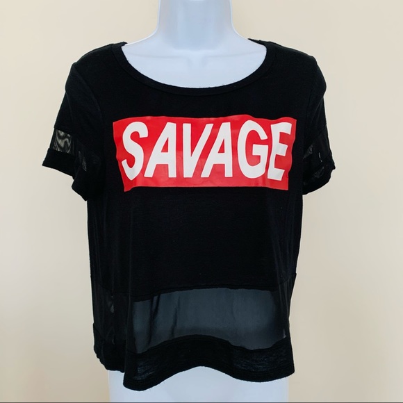 Occasion Tops - Savage crop top